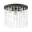 Livex Elizabeth 3 Light Flush Mount, Black - 51067-04