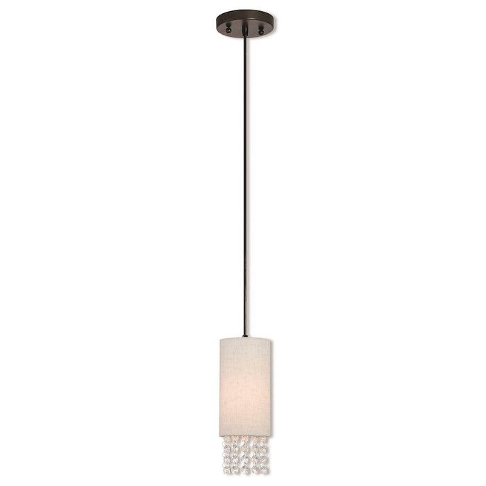 Livex Lighting Carlisle 1 Light Mini Pendant, English Bronze