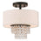 Livex Lighting Carlisle 2 Light Flush Mount, English Bronze