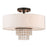 Livex Lighting Carlisle Flush Mount, English Bronze