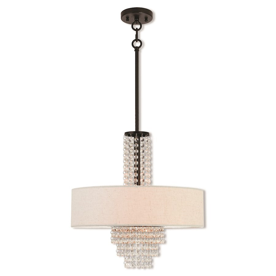 Livex Lighting Carlisle Pendant Chandelier, English Bronze