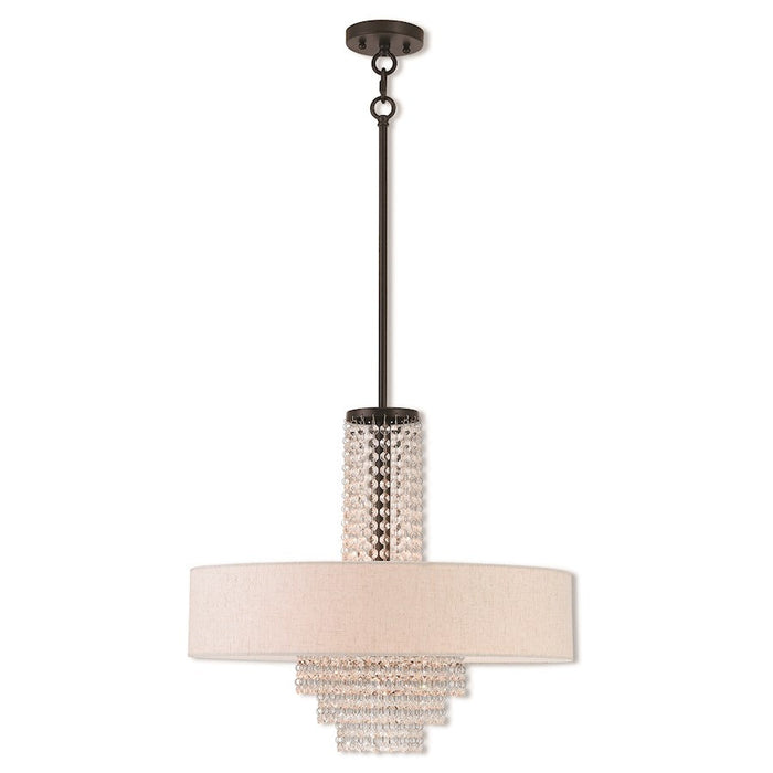 Livex Lighting Carlisle Pendant Chandelier, English Bronze