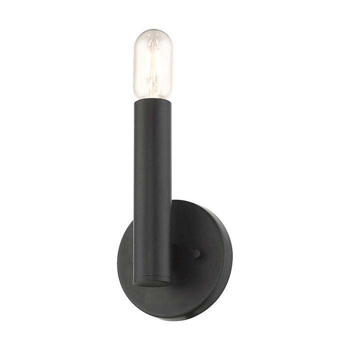 Livex Copenhagen 1 Light Single ADA Sconce, Black