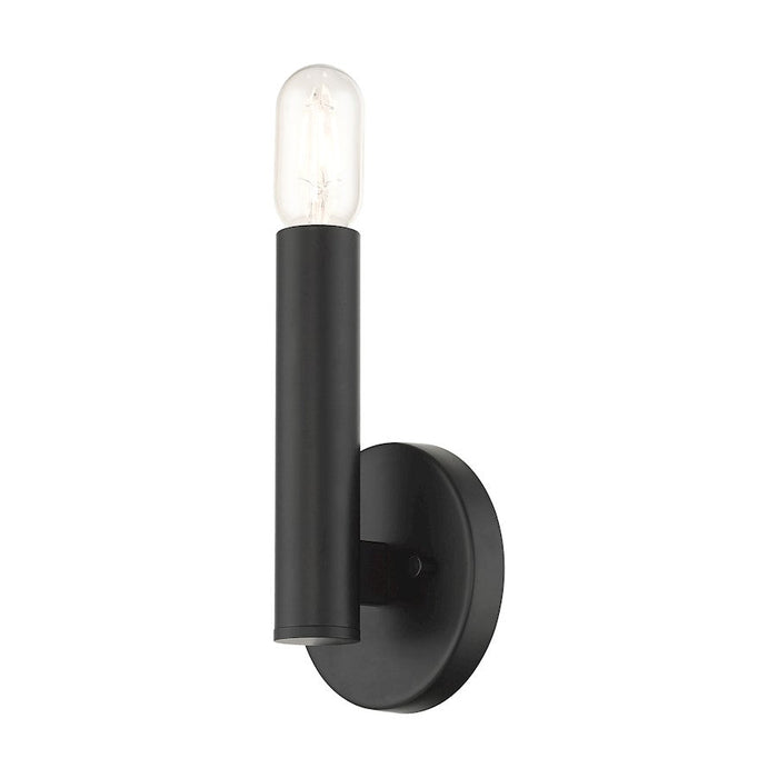 Livex Copenhagen 1 Light Single ADA Sconce, Black