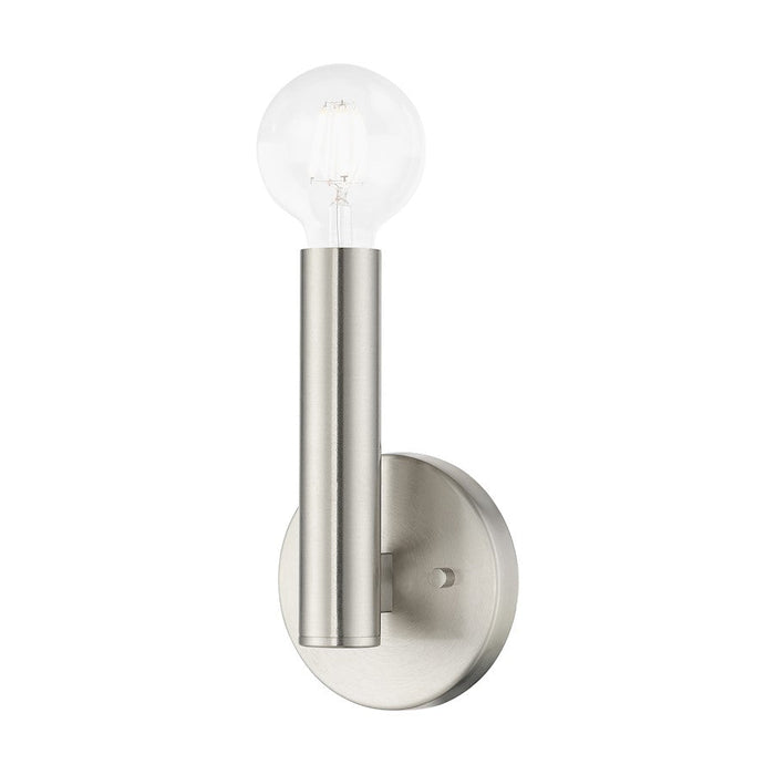 Livex Copenhagen 1 Light Single ADA Sconce, Brushed Nickel - 51131-91