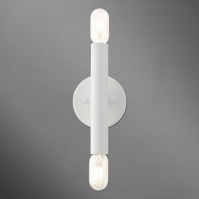 Livex Copenhagen 2 Light ADA Sconce, White