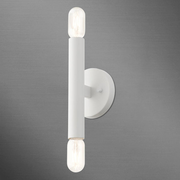 Livex Copenhagen 2 Light ADA Sconce, White