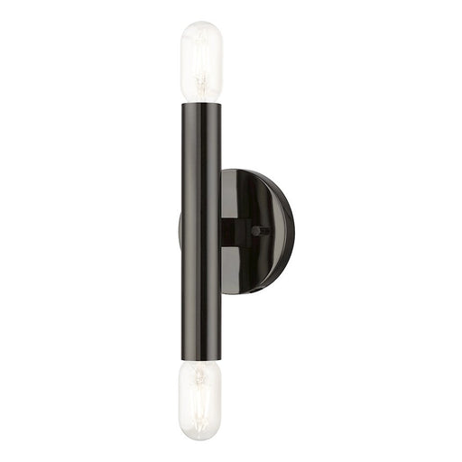 Livex Copenhagen 2 Light ADA Sconce, Black Chrome - 51132-46