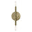 Livex Copenhagen 2 Light ADA Wall Sconce, Antique Brass