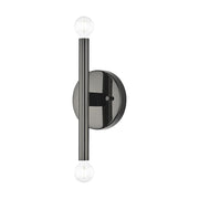 Livex Copenhagen 2 Light ADA Sconce, Black Chrome - 51172-46