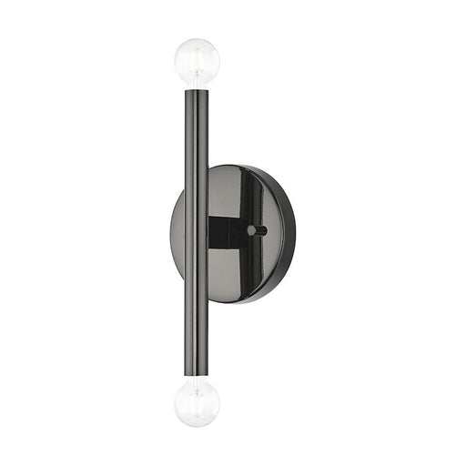 Livex Copenhagen 2 Light ADA Sconce, Black Chrome - 51172-46