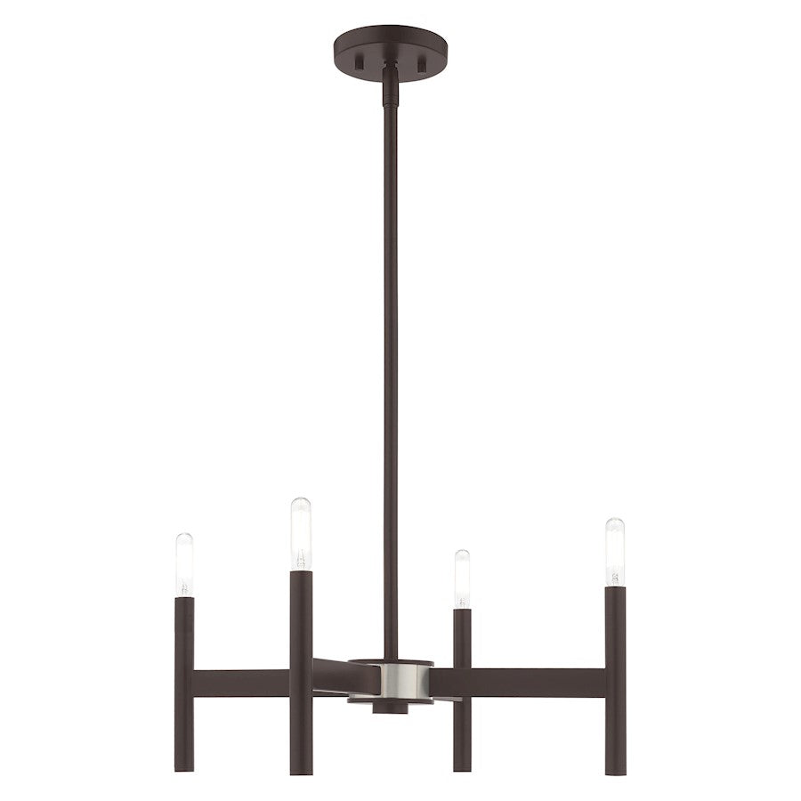 Livex Lighting Copenhagen 4 Light Mini Chandelier