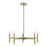 Livex Copenhagen 5 Light Chandelier, Antique Brass - 51175-01