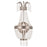 Livex Valentina 1 Light Wall Sconce, Brushed Nickel/Clear Crystals - 51872-91