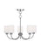 Livex Lighting Sussex Convertible Chain Hang Chandelier/Ceiling Mount