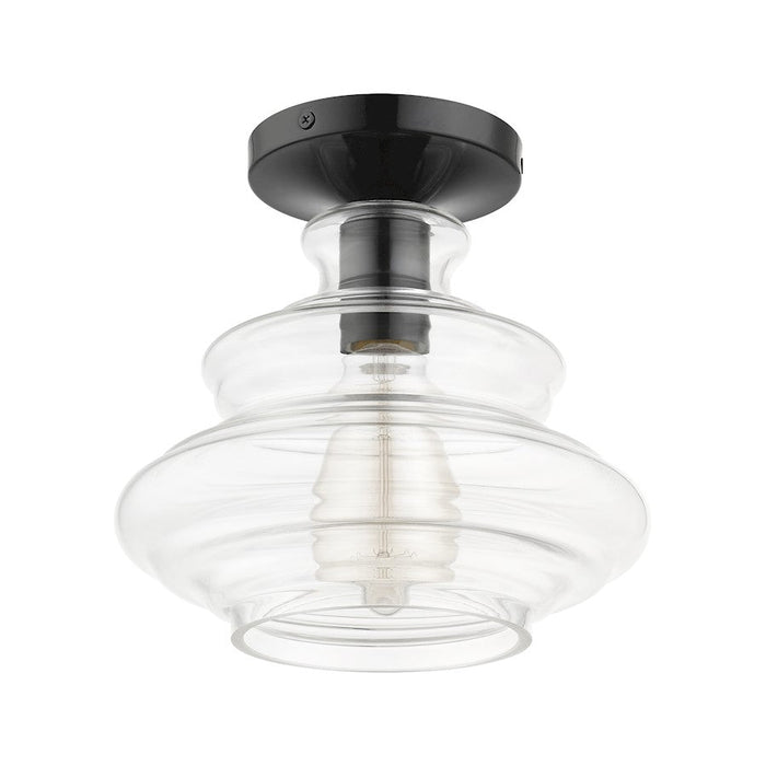 Livex Everett 1 Light Semi-Flush Mount