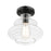 Livex Everett 1 Light Semi-Flush Mount