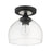 Livex Glendon 1 Light Semi-Flush Mount