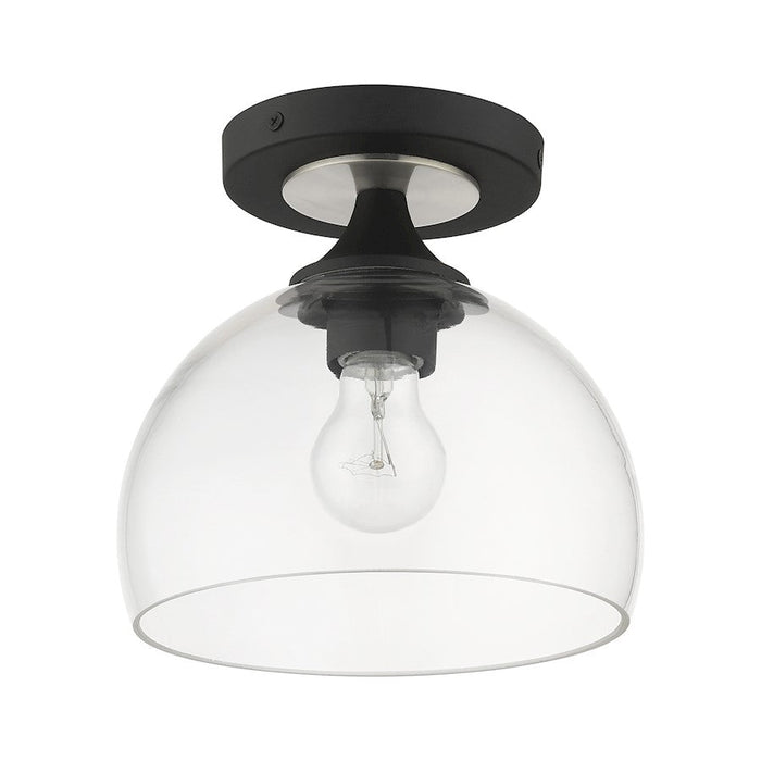 Livex Glendon 1 Light Semi-Flush Mount