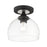 Livex Glendon 1 Light Semi-Flush Mount