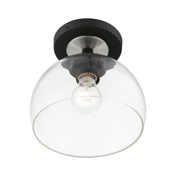 Livex Glendon 1 Light Semi-Flush Mount