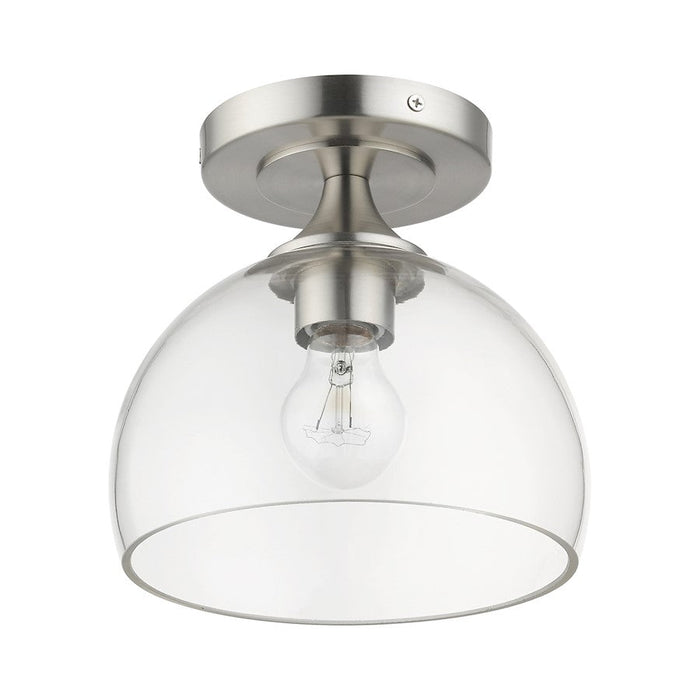 Livex Glendon 1 Light Semi-Flush Mount