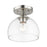 Livex Glendon 1 Light Semi-Flush Mount