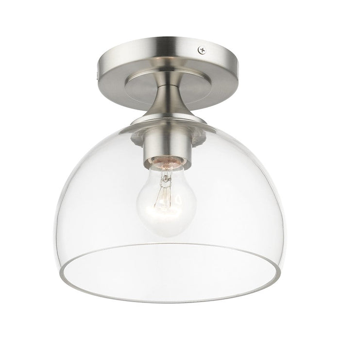 Livex Glendon 1 Light Semi-Flush Mount