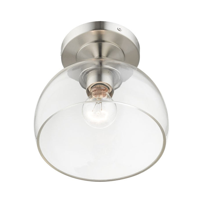 Livex Glendon 1 Light Semi-Flush Mount