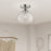 Livex Glendon 1 Light Semi-Flush Mount