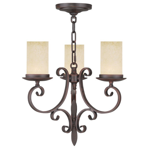 Livex Lighting Millburn Manor Mini Chandelier, Imperial Bronze