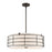 Livex Blanchard 5 Light Pendant Chandelier, English Bronze/Oatmeal - 55115-92