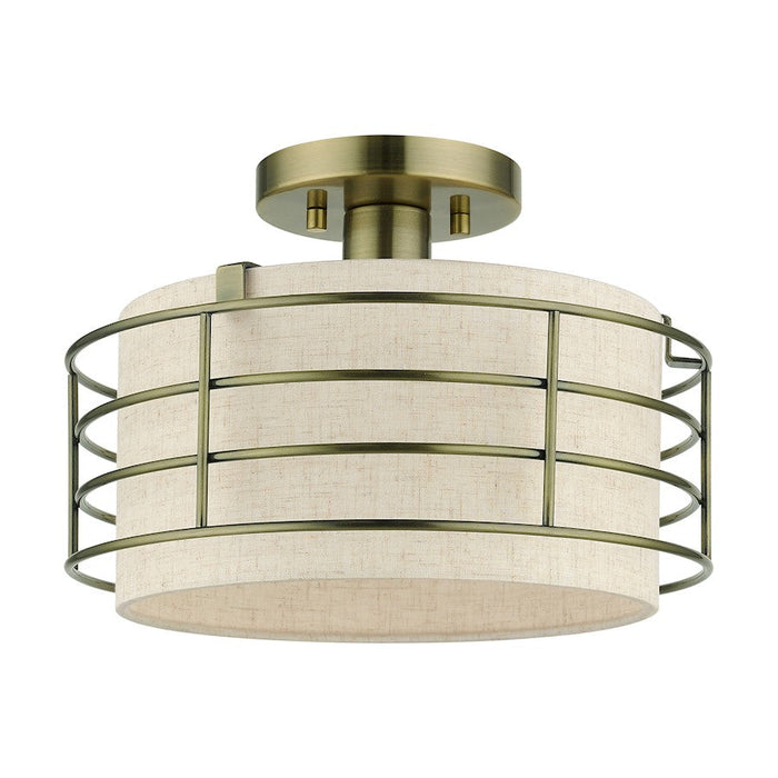 Livex Blanchard Medium Semi-Flush Mount