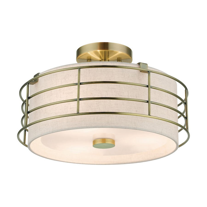 Livex Blanchard Medium Semi-Flush Mount