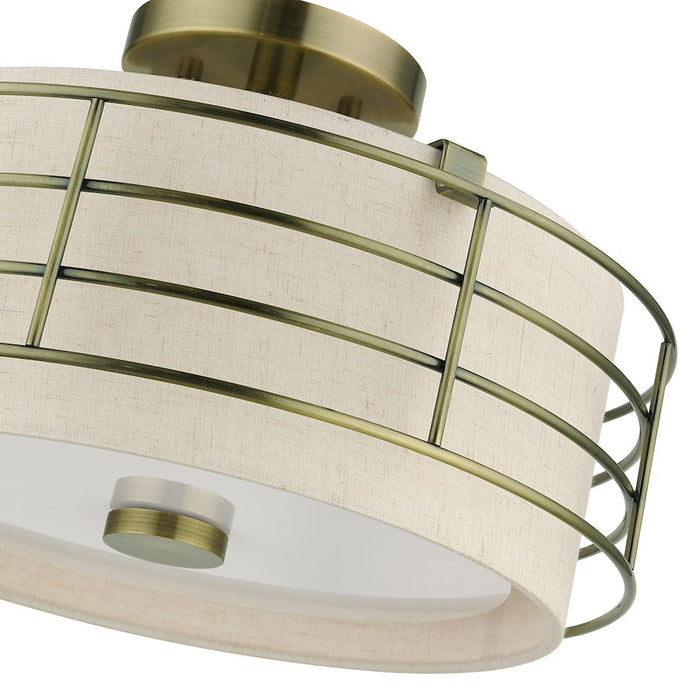 Livex Blanchard Medium Semi-Flush Mount