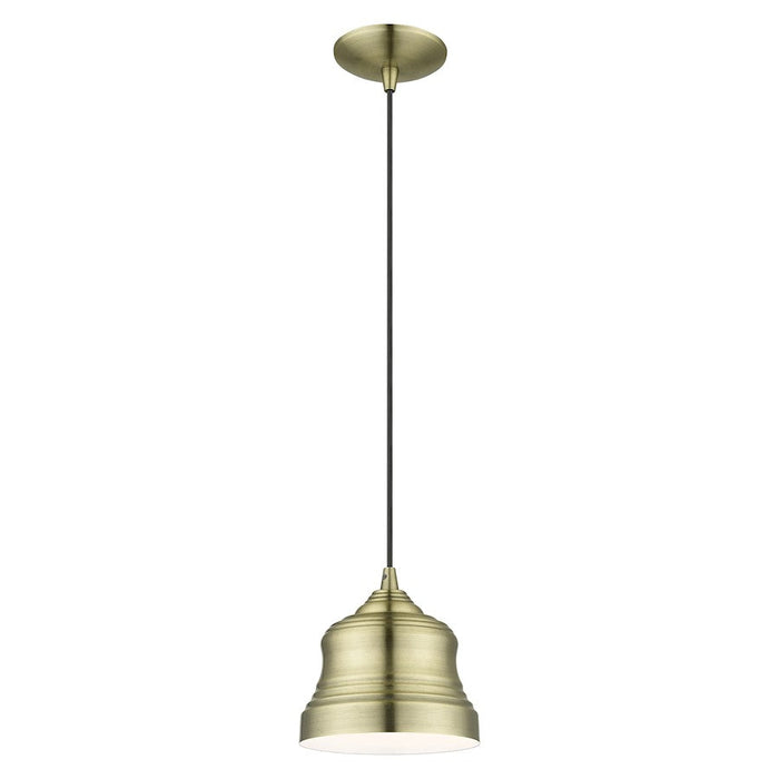 Livex Endicott 1 Light Mini Bell Pendant