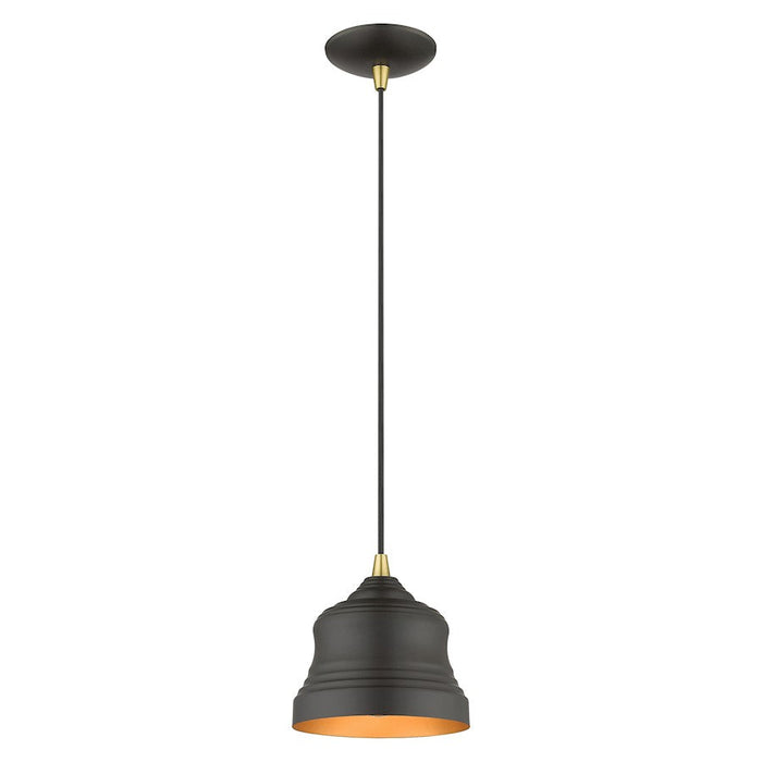 Livex Endicott 1 Light Mini Bell Pendant