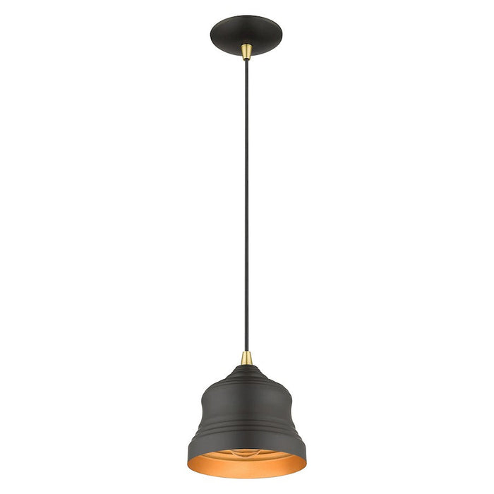 Livex Endicott 1 Light Mini Bell Pendant