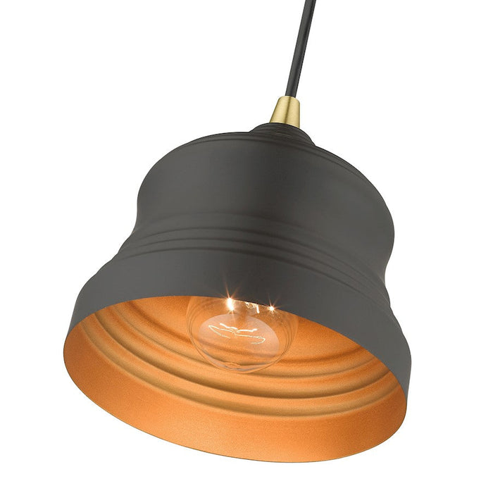 Livex Endicott 1 Light Mini Bell Pendant