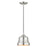 Livex Endicott 1 Light Mini Bell Pendant, Nickel/Nickel Steel/Gold - 55901-91