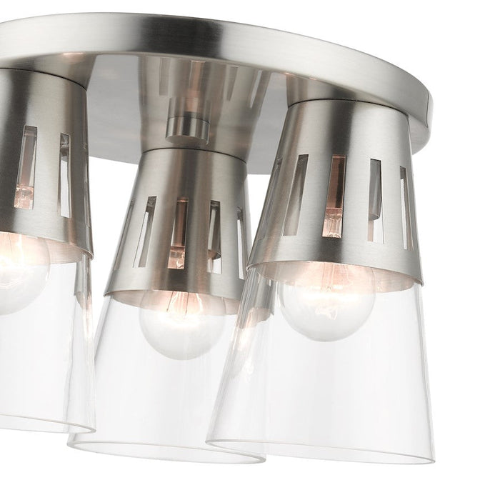 Livex Bennington 3 Light Flush Mount