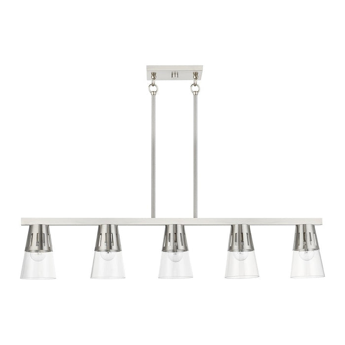 Livex Bennington 5 Lt Large Linear Chandelier