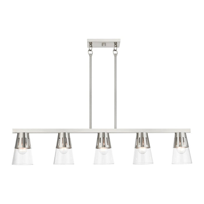 Livex Bennington 5 Lt Large Linear Chandelier