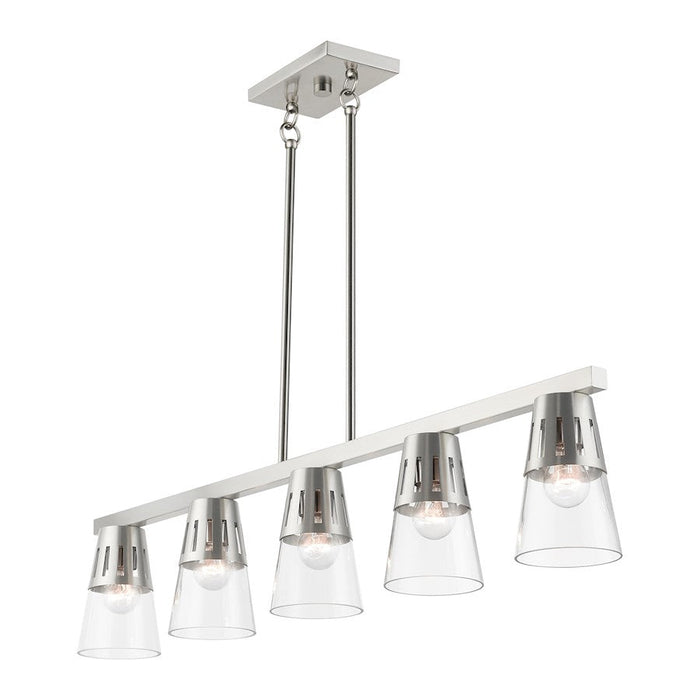 Livex Bennington 5 Lt Large Linear Chandelier