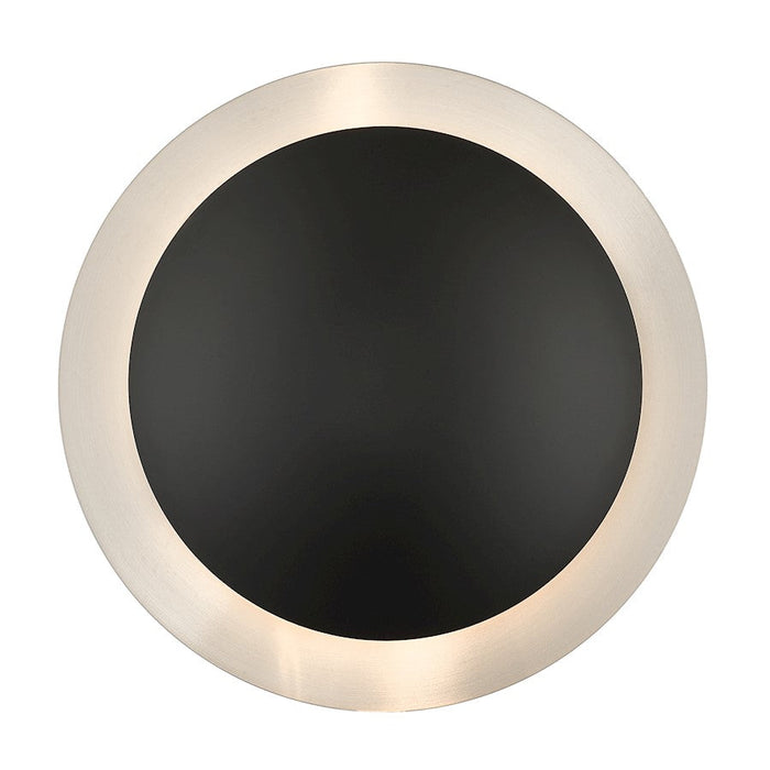 Livex Ventura 2 Lt Med Semi-Flush/Sconce, Black/Nickel Reflector BP - 56571-04