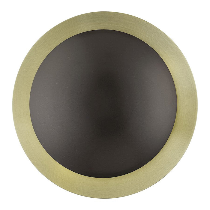 Livex Ventura 2 Lt Med Semi-Flush/Sconce, Bronze/Brass Reflector BP - 56571-92