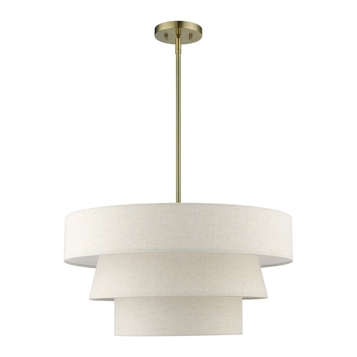 Livex Chandler 4 Light Pendant Chandelier