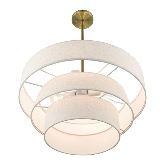 Livex Chandler 4 Light Pendant Chandelier