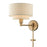 Livex Bellingham 1 Light Swing Arm Wall Lamp, Gold Leaf/Parchment - 58880-48