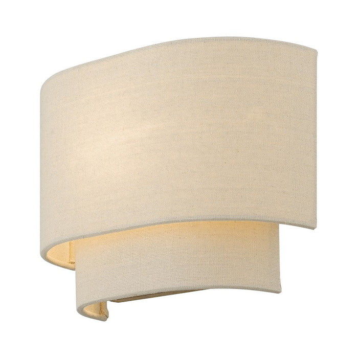 Livex Bellingham ADA Sconce, Gold Leaf/Parchment